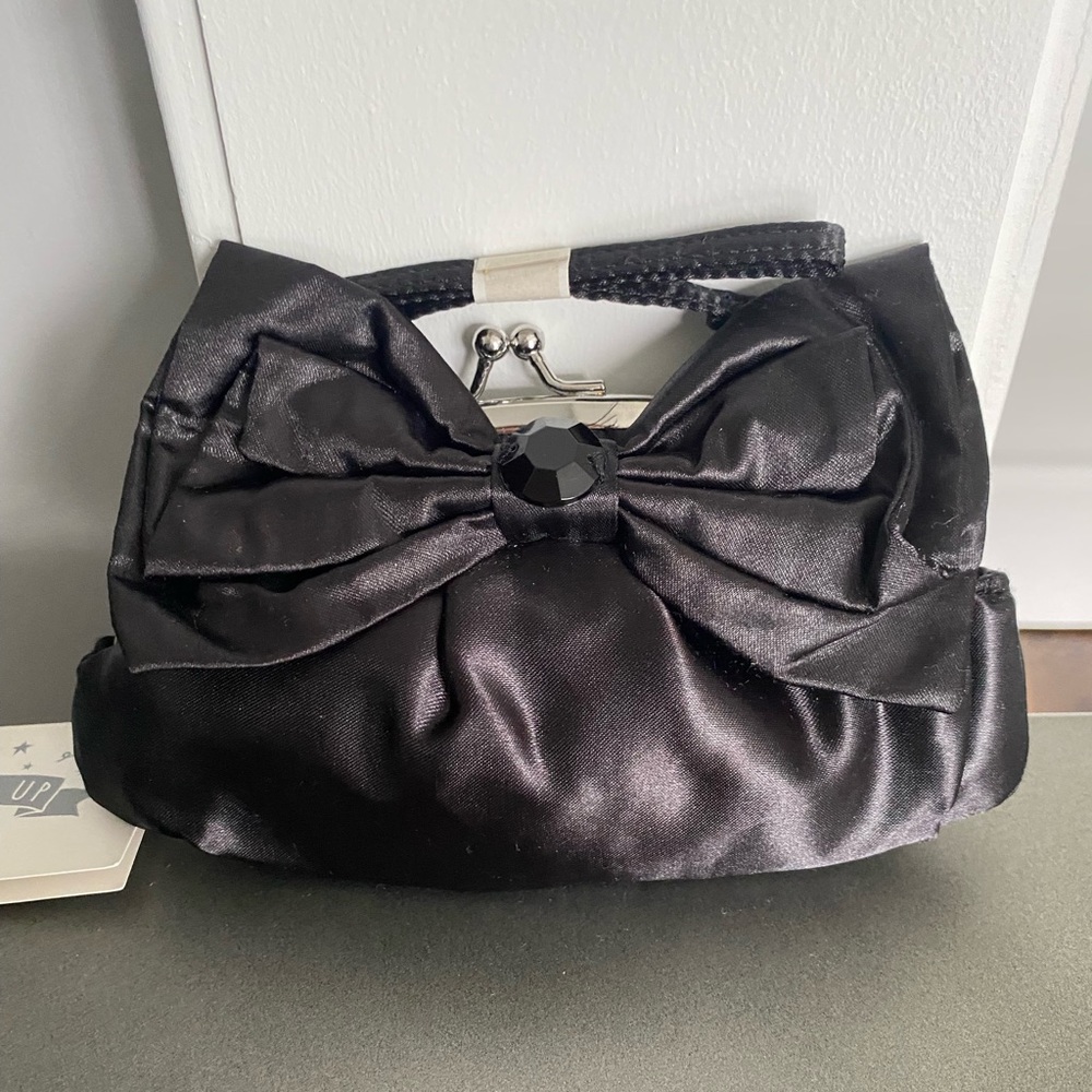 Gymboree Girl’s Black Satin Purse